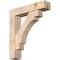 Ekena Millwork Merced Block Smooth Bracket w/ Offset Brace, Douglas Fir, 7 1/2"W x 34"D x 38"H BKT0806X34X38MRC05SDF - alternate 1